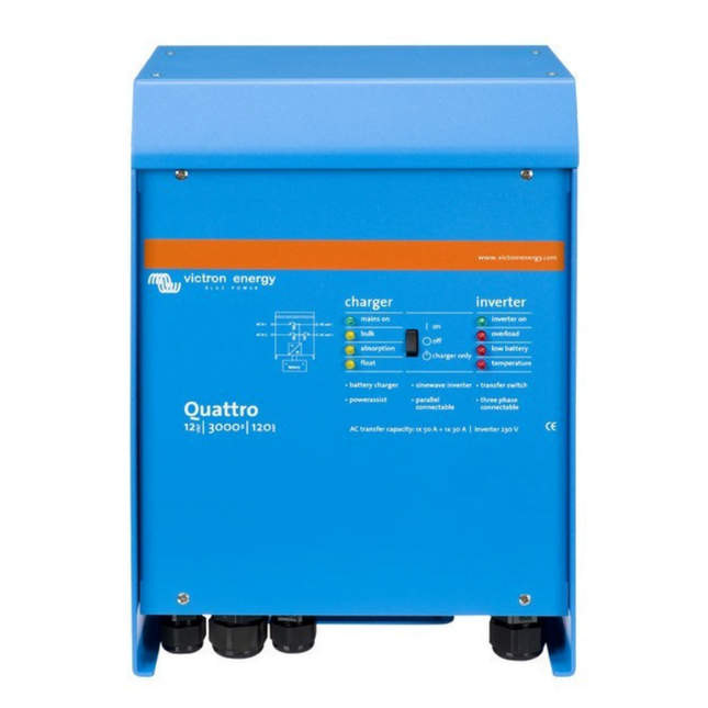 Victron Energy Quattro 12/3000/120-50/50 12V 3000VA Inverter