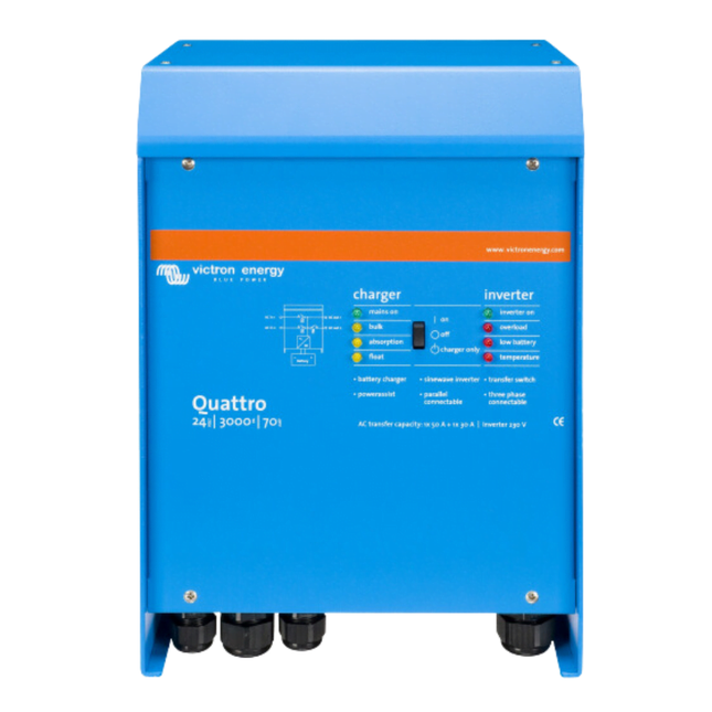 Victron Energy Quattro 24/3000/70-50/50 24V 3000W inverter