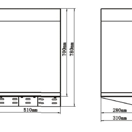 Armadio/rack per batterie a parete R-Box Pytes E-BOX-48100R