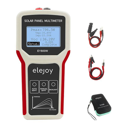 Tester multimetro MPPT da 1600 W per pannelli fotovoltaici, Elejoy