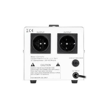 Stabilizzatore di tensione automatico con servomotore da 500 VA, KEMOT