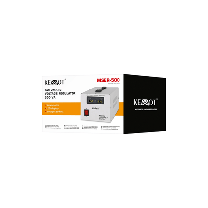 Stabilizzatore di tensione automatico con servomotore da 500 VA, KEMOT