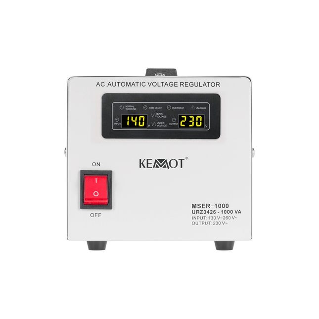 1000VA Automatic Servo Motor Voltage Stabiliser, KEMOT