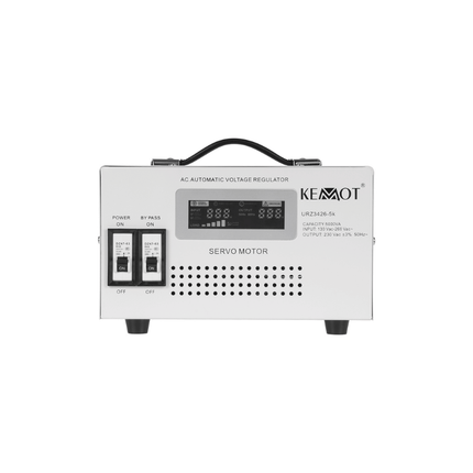 Stabilizzatore di tensione automatico con servomotore da 5000 VA, KEMOT