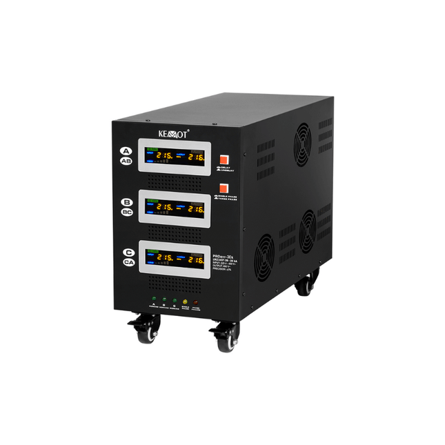 30 kVA Automatic Servo Motor Voltage Stabiliser, KEMOT
