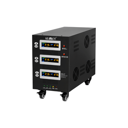 Stabilizzatore di tensione automatico con servomotore da 45 kVA, KEMOT
