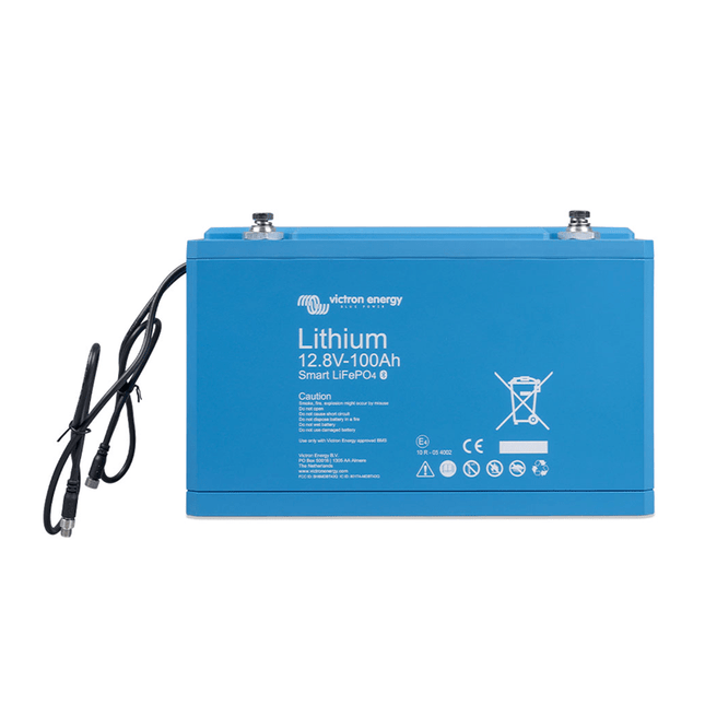 Batteria agli ioni di litio Victron Smart 12,8 V 100 Ah LiFePo4