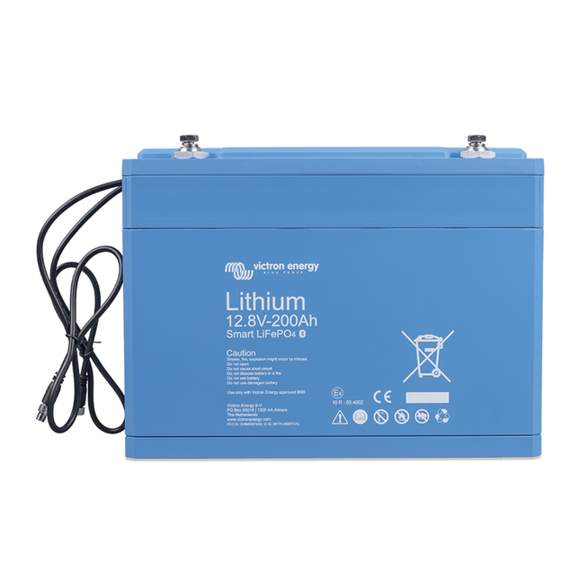 Batteria agli ioni di litio Victron Smart 12,8 V 200 Ah LiFePo4