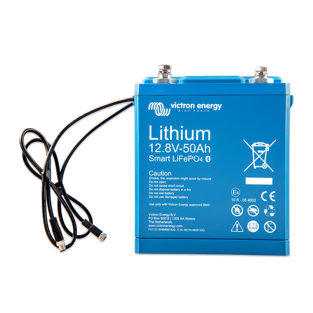 Batteria agli ioni di litio Victron Smart 12,8 V 50 Ah LiFePo4