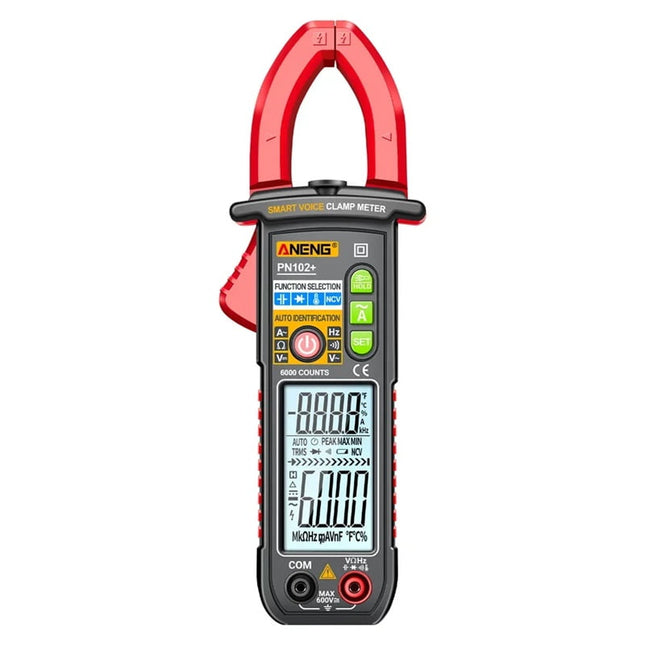 Pinza amperometrica, Smart Voice, digitale PN102+, ANENG