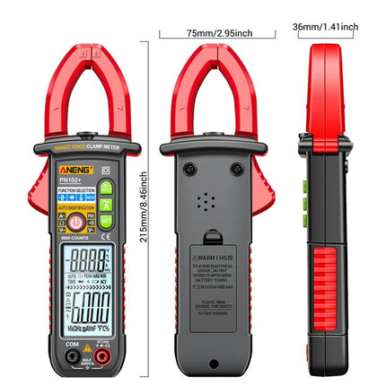 Pinza amperometrica, Smart Voice, digitale PN102+, ANENG