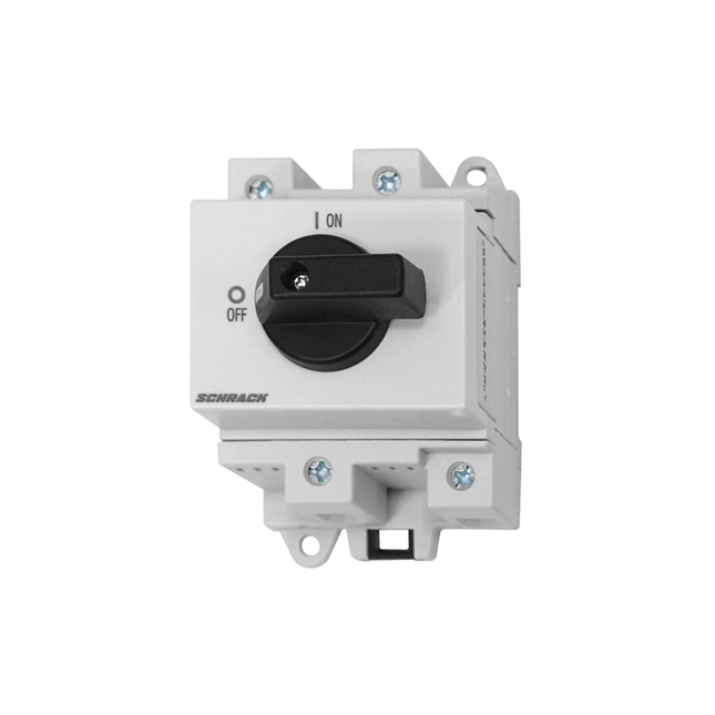 Interruttore ON/OFF a 2 poli per corrente continua, 32 A, 700 V CC, Schrack