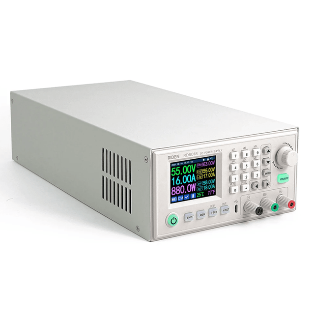Alimentatore da laboratorio in corrente continua 0–60 V, 6 A, 360 W